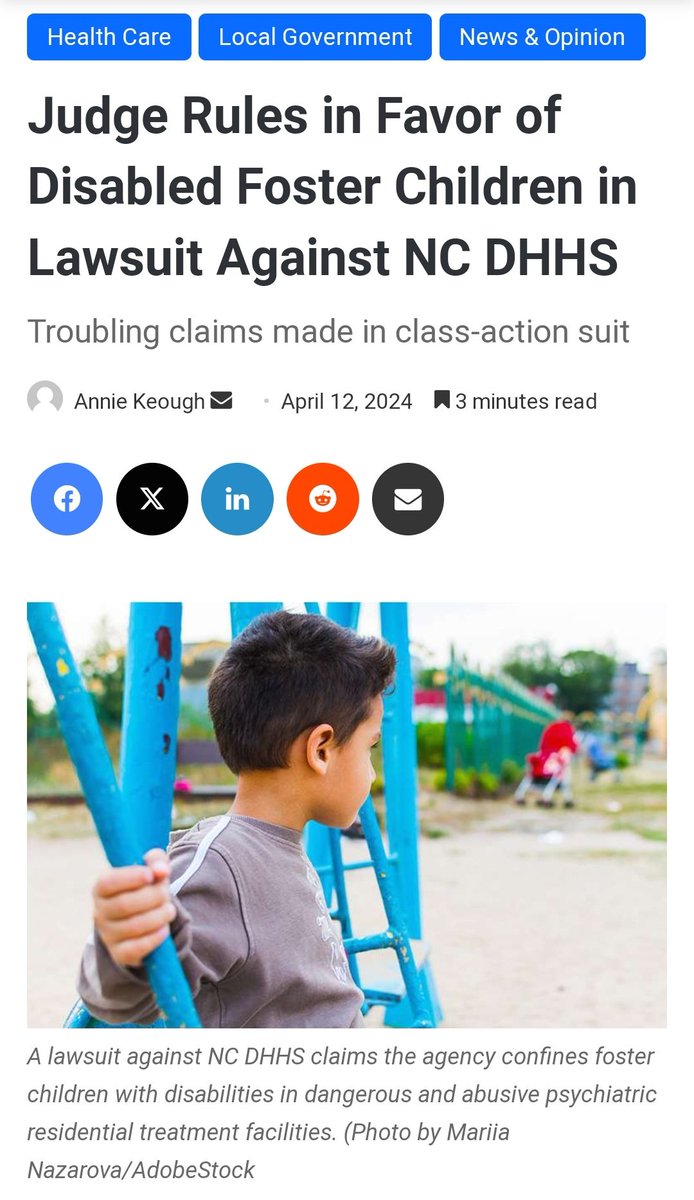 NORTH CAROLINA 
#SAVEOURCHILDREN 
#DefundCPS 

'... face physical trauma including broken bones, sprains, bruises and sexual assault, emotional abuse & dangerous physical & chemical restraints administered by a “poorly trained & understaffed workforce.'

qcnerve.com/foster-childre…