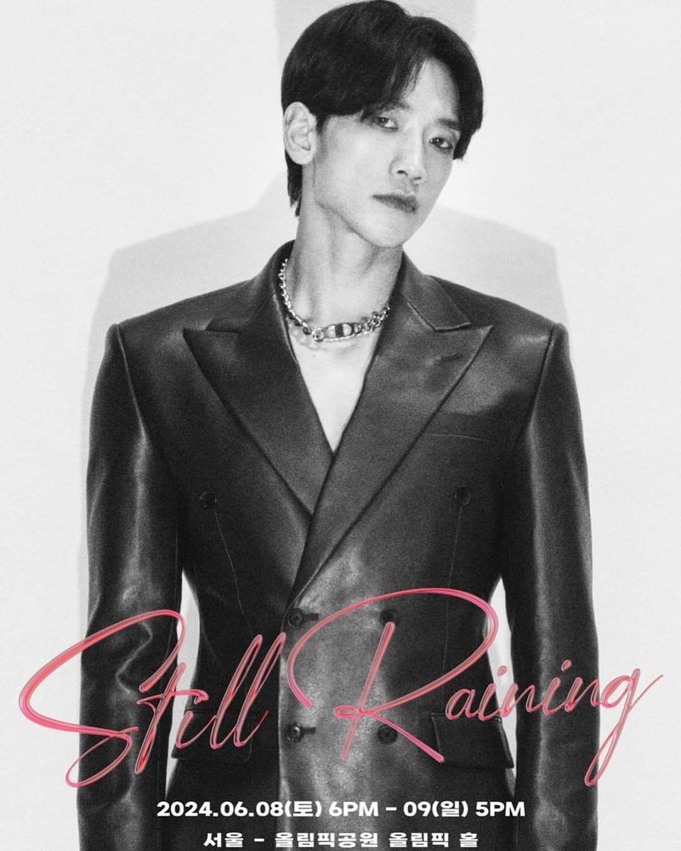 안녕하세요 비 정지훈입니다 오랜만에 단독 콘서트를 합니다 《2024 RAIN CONCERT : STILL RAINING - SEOUL》
　
2024.06.08(토) 6PM - 06.09(일) 5PM
➫
　
ʀ ᴜ ʀᴇᴀᴅʏ?
　
#RAIN #비 #정지훈 #JUNGJIHOON
#STILLRAINING #CONCERT #SEOUL #20240608_6pmKST #20240609_5pmKST
#RAINCOMPANY