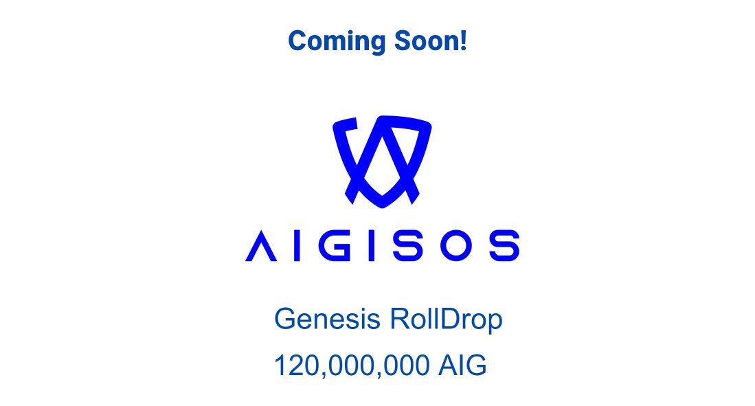 Aigisos $AIG Genesis RollDrop coming soon!🪂 @aigisos will allocate 12% of $AIG supply to $DYM stakers via Genesis RollDrop (Total Supply: 1B $AIG) Claim Page: genesis.aigisos.com About Aigisos: Aigisos is a RollApp blockchain built on Dymesion with a parallel secure chain…