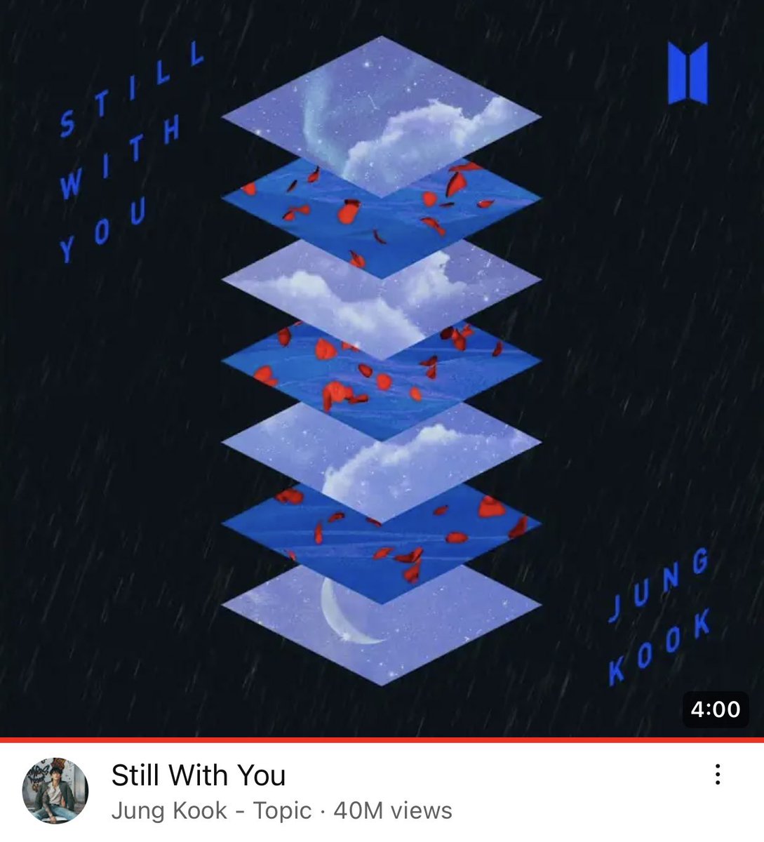 #JUNGKOOK’s ‘Still With You’ audio hit 40M views!

fun fact: it’s the ONLY chapter 2 audio besides ‘Dreamers’, ‘Standing Next to You’, ‘Seven Clean ver.’ and ‘Seven Explicit ver.’ to reach this milestone.