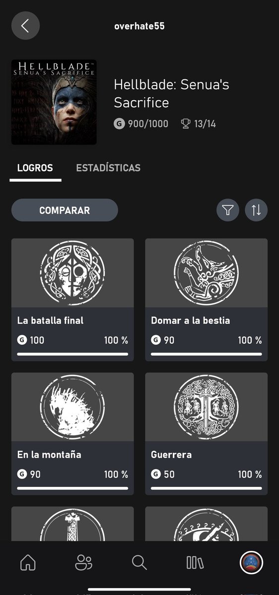 overhatte's tweet photo. A pocos días de que salga la secuela de hellblade me pase el primer juego por primera vez para saber que esperar, una experiencia única lo de este juego ahora solo tengo el doble de ganas de jugar la secuela! https://t.co/FUU5tOHSd4