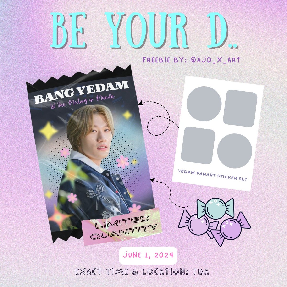 ajd_x_art's tweet photo. Bang Yedam Chip Bag Freebie

— 1:1 ratio
— Claim by showing me this post on D-day
— limited quantity

Preview &amp; more info will be posted on this thread soon. 

See you at #BeYourDinManila on June 1st! https://t.co/fr5Wu7TrlB