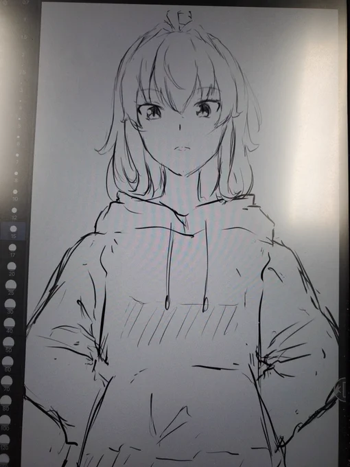 パーカー嵐くん落書き 