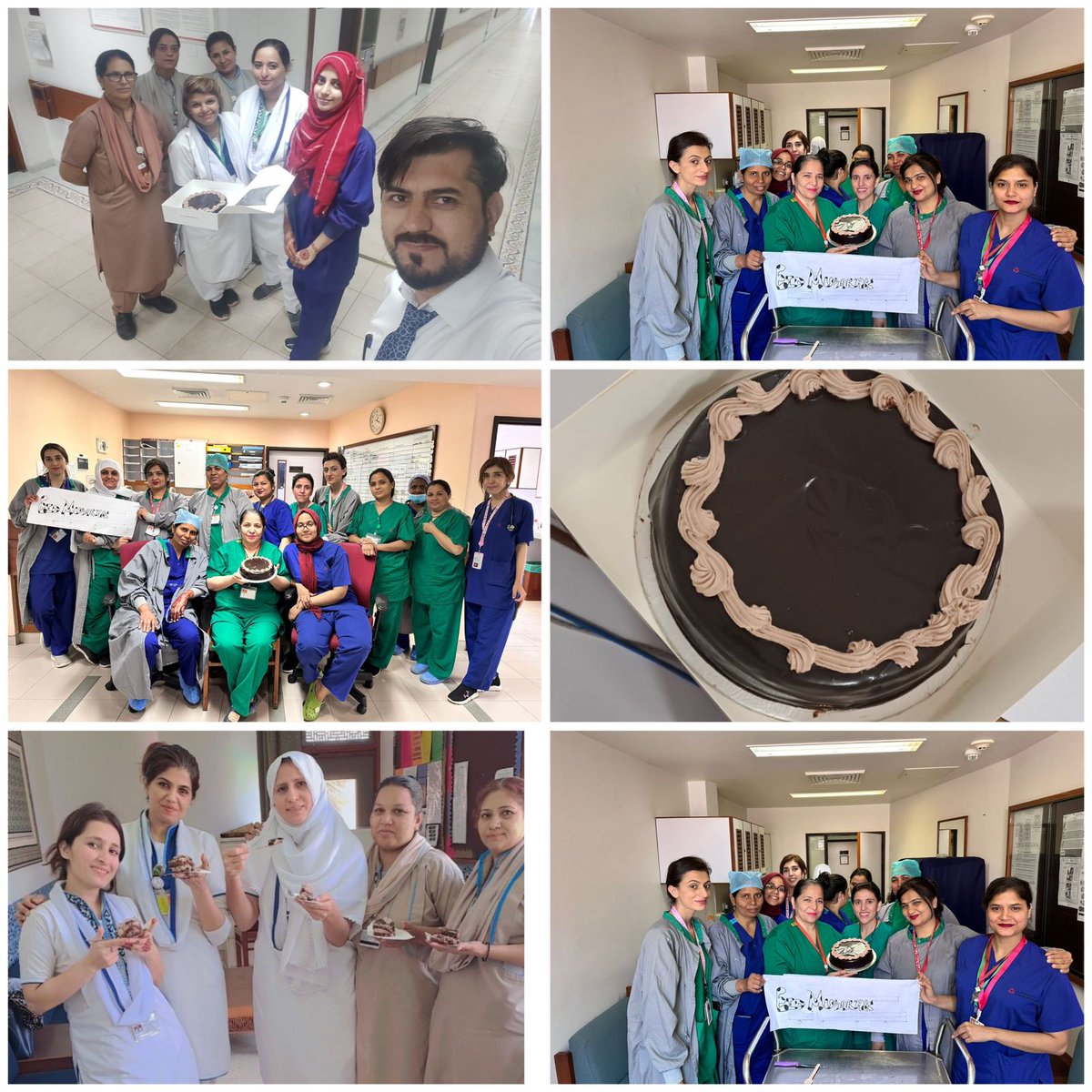 AKUObGyn's tweet photo. Our faculty, Pg trainees and nurses celebrated Eid with our patient. Sharing some moments of the occasion. https://t.co/CtyoquvU4h