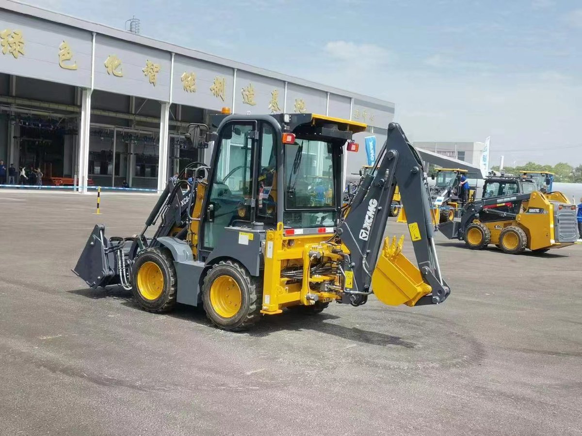 super001204's tweet photo. XCMG Newly launched skid steer backhoe loader XC8-S0750
-Equipped with Euro III Yuchai engine/Euro V Perkins engine
-Side-shift digging arm
-Suspension seat
-Pilot control
-Can be equipped with 4-in-1 bucket and other attachments
​
​Welcome to inquiry!
#xcmg #skidsteerloader https://t.co/8OksC6OQqy