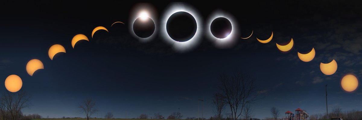 Got to experience the full eclipse last week in Fremont, OH.  It was amazing!!!  Below were the pics of the eclipse I took that I placed on the Walsh Park photo I took earlier in the day.  Used my Nikon d5600 with a 300mm lens.