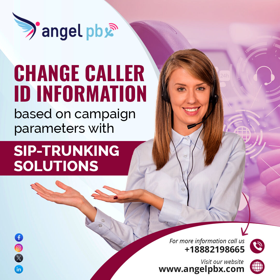 angel_pbx's tweet image. Tailor caller ID information to campaign parameters for enhanced communication.👨‍💻💥 Call now to drive campaign success with our SIP trunking solutions.

#VirtualOfficePhonesystem #callmanagement #AngelPBX #callerIDinformation #HostedPBX #Callcenterservices #SIPtrunkingsolutions