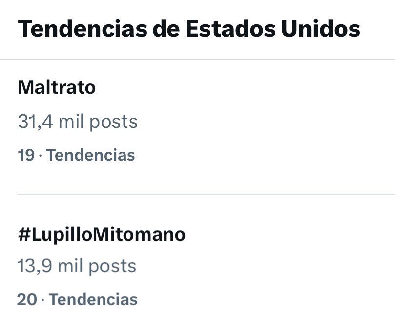 nextokidr4uhl's tweet photo. TENDENCIAS EN ESTADOS UNIDOS
PORQUE NADIE ACEPTA EL MALTRATO Y TODOS SABEMOS QUE #LupilloMitomano #LUPILLOFUERA QUE ASCO DE PROGRAMA, TELEFRAUDE TELEMUNDO FRAUDE #LCDLF4 https://t.co/i4pFBWDohk