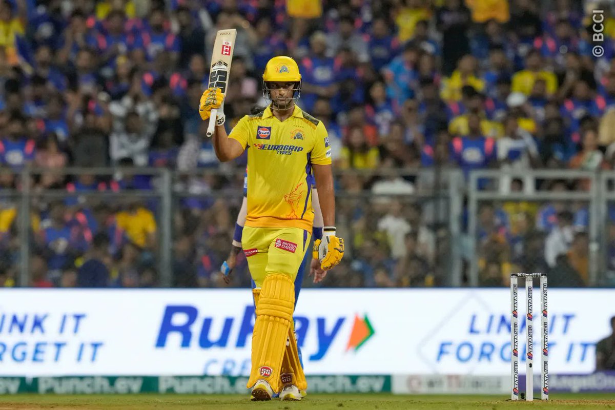 Shivam Dube in IPL since 2023: 19(18), 27(16), 28(26), 8(9), 52(27), 50(21), 52(33), 28(17), 26*(18), 25(12), 48*(34), 22(9), 1(3), 32*(21), 34*(28), 51(23), 18(17), 45(24), 28(18) & 66*(38). - The best batter of CSK. 🦁