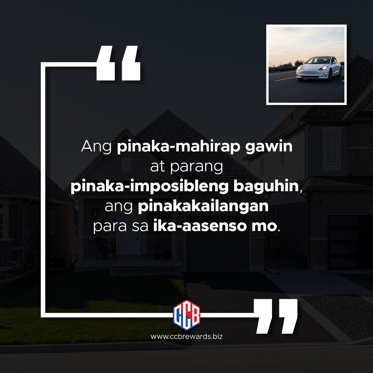 ccbrewards's tweet photo. "Ang pinaka-mahirap gawin at parang pinaka-imposibleng baguhin, ang pinakakailangan para sa ika-aasenso mo."

#ccb #cashback #ccbglobalrewards https://t.co/1YKNfbbzVh