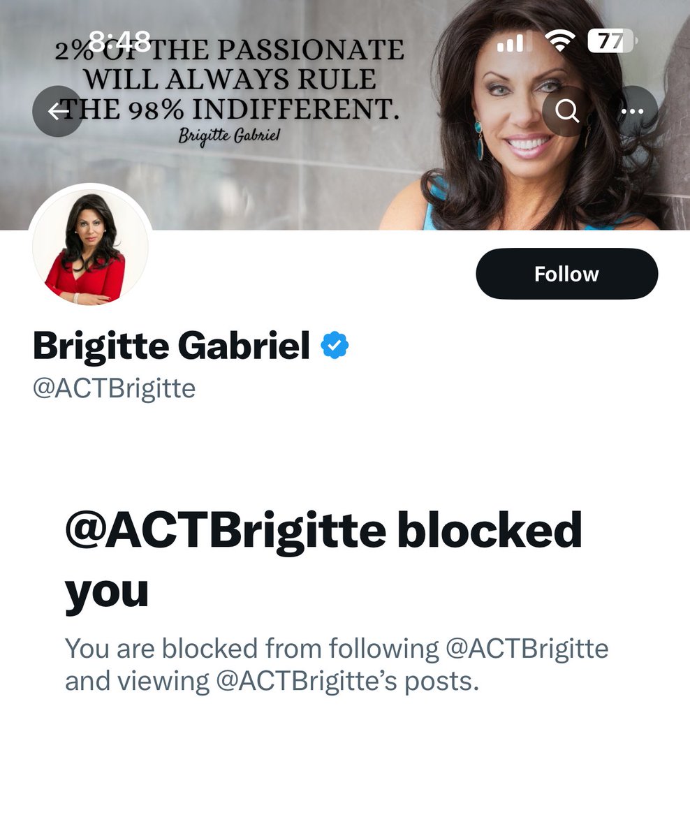 Blocked by @ACTBrigitte ? Something I said🤣