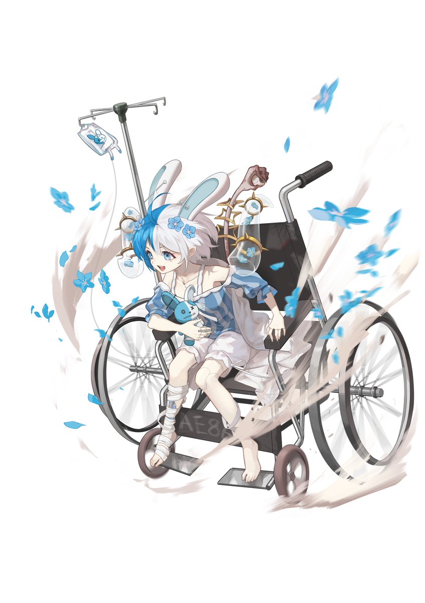 Today's Boss - Memo!
A Pro operator living in a huge aerial facility, relying on devices to sustain life. Her unique way of speaking is to cope with the side effects of her abilities. Her actual age seems to differ from her appearance.