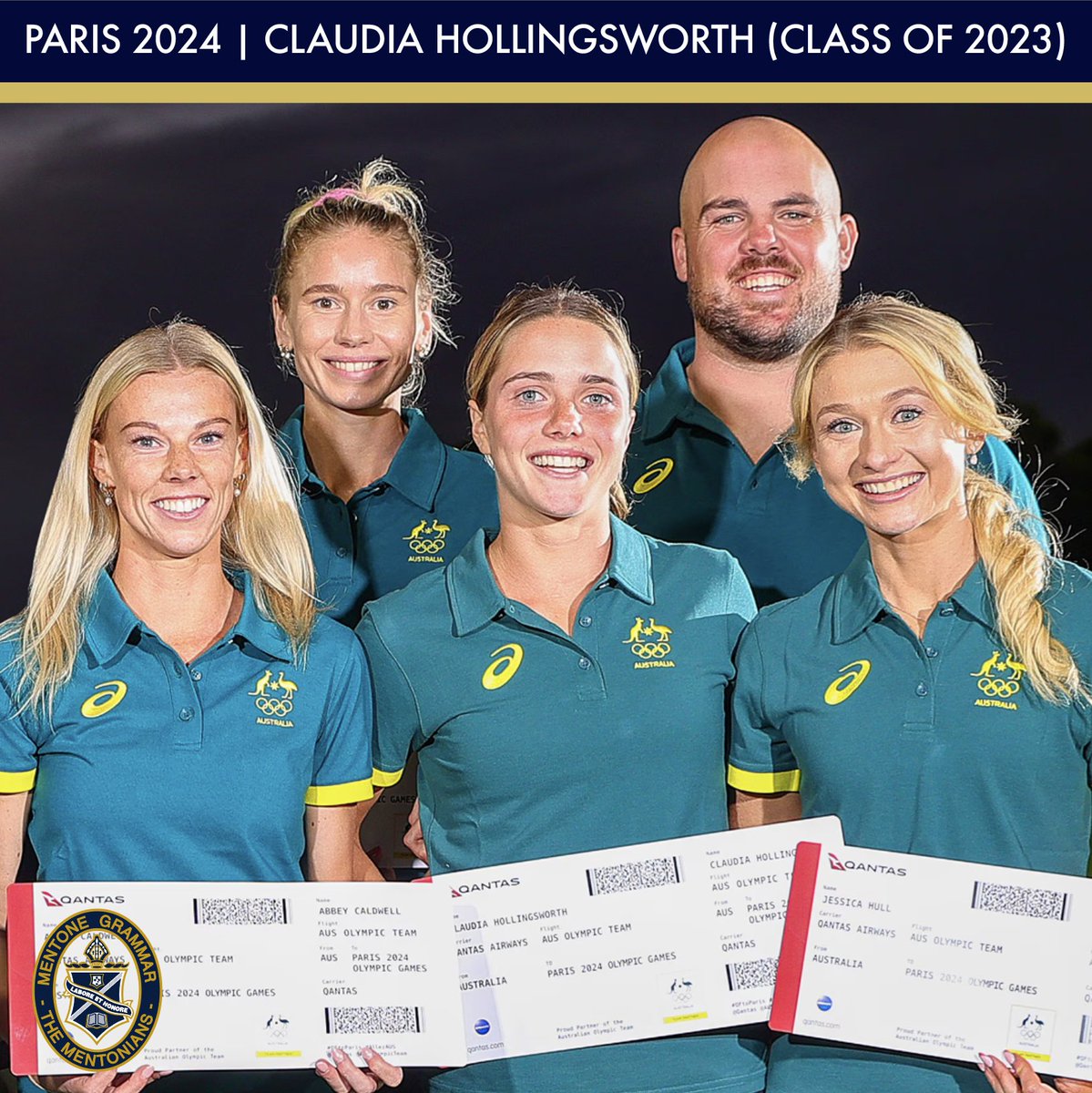 MentoneGrammar's tweet photo. Mentonian Claudia Hollingsworth (Class of 2023) has been officially selected for Australia's Olympics team at Paris 2024! Claudia secured her spot by winning the 800m national title in Adelaide, clocking a PB of 1:58.40, one of the fastest 800m races ever witnessed in Australia. https://t.co/eoMfqBqH5Q