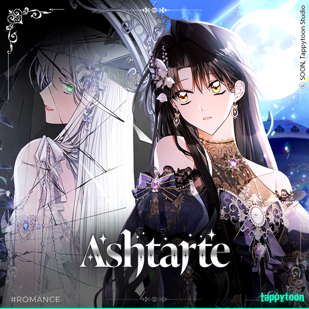 The story of <Ashtarte> continues in the new epilogue! 🥹 Shunned by all because her black hair is stigmatized as a bad omen, all Ashtarte wants is to be loved, and learning magic is her only way to achieve that. ✨ Read on #Tappytoon ➡️bit.ly/3PsKQCg #ttstudio