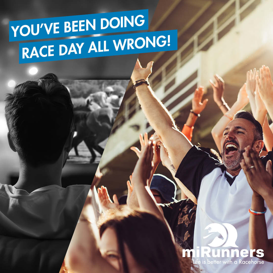 Turn your race day experience from solo to sensational! 🐎 You could be cheering on your very own horse, alongside fellow owners, in an exclusive miRunners owners area. 🥂 Change your lifestyle today! ➡️ bit.ly/3HuOqba #mirunners #lifesbetterwitharacehorse