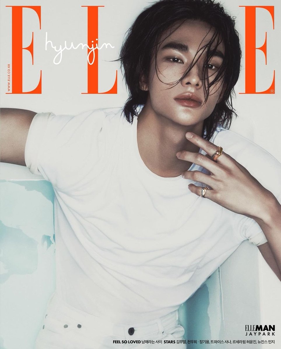 Hyunjin looks incredible for Cartier × ELLE Korea.