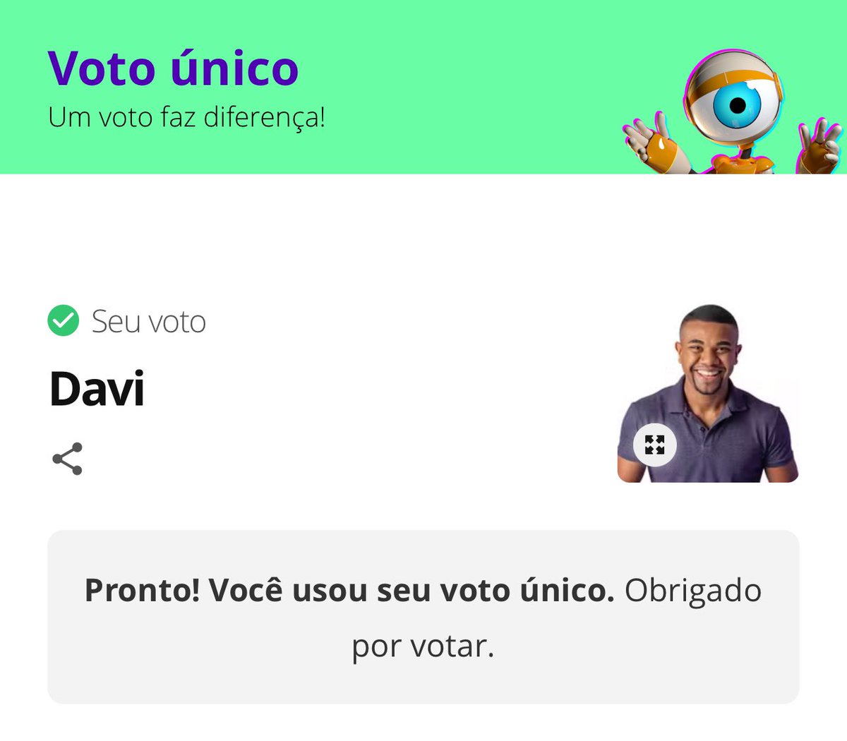 Davi # meu campeão há 98 dias