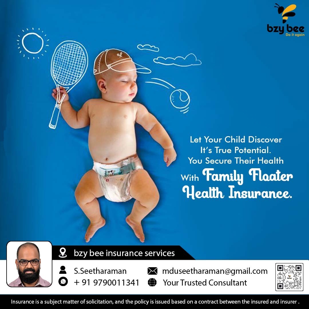 bzybeeinsurance's tweet image. Give your family the gift of health and secure their financial future! 🎁💰 Our family floater health insurance policies protect your loved ones from unforeseen medical expenses. #HealthInsuranceForAll #FinancialSecurity