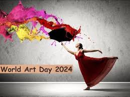 आज #विश्व_कला_दिवस 🎨 है। यह दिन समाज के विकास में कला के महत्‍व और अलग-अलग कला की विधाओं के प्रति जन-जागरूकता को बढ़ावा देने के लिए प्रत्येक वर्ष 15 अप्रैल को इटली के महान चित्रकार लिओनार्दो दा विंची (1452- 1519) की जन्मजयंती पर मनाया जाता है। #WorldArtDay 🎨 #LeonardoDaVinci💐