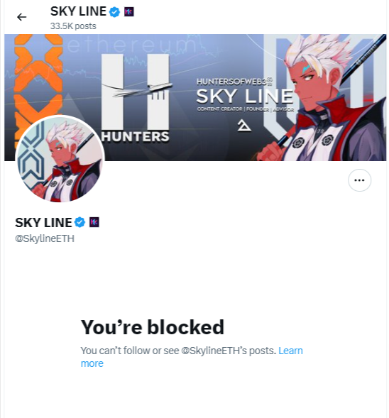 SKY LINE has decided the sky’s too crowded and there’s no room to include differing opinions. 😄<a href="/SkylineETH/">SKYLINE🥷</a> 
<a href="/Seraph_global/">Seraph</a>
#BadgeOfHonor