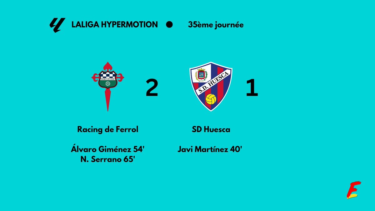 💥 Le Racing Ferrol remonte et revient à un point du 6ème #LigaFr #LigaHypermotion