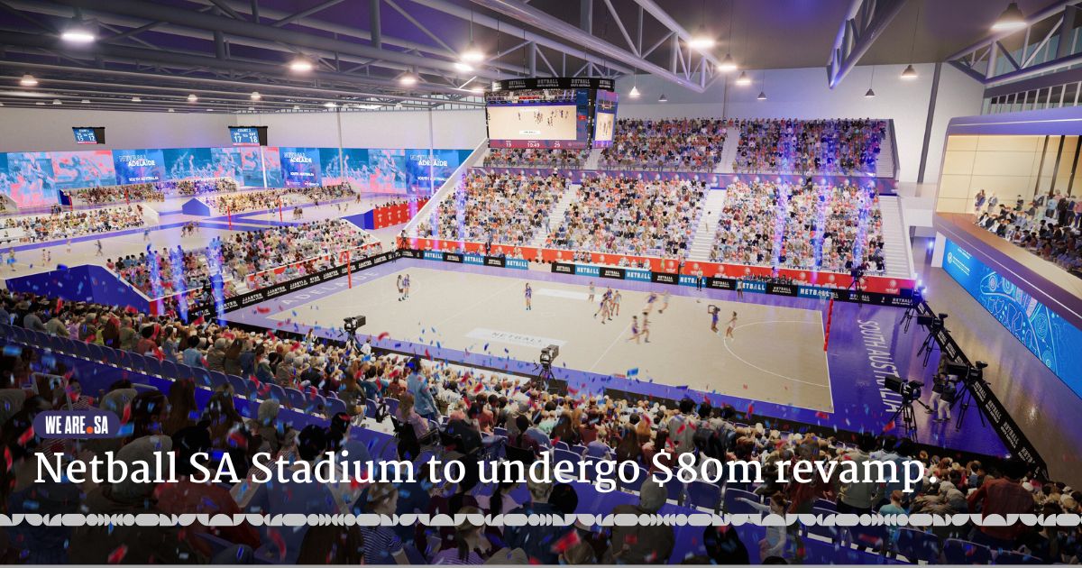 In welcome news for SA’s netball community, a new multi-sport facility at Mile End will replace the ageing Netball SA Stadium. Learn more about what’s included in the plan at weare.sa.gov.au/news/$80m-netb… @NetballSA