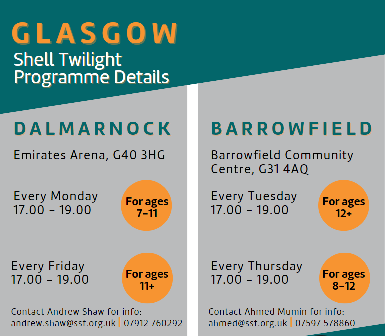 At @Shell Twilight Barrowfield inclusion is our strength!💪 Join us for FREE Youth Work & Physical Activity sessions, where all young people are encouraged to participate, learn & grow Sign up here 👉 forms.office.com/e/j5PY5nSZyd @CashbackScot @WSHAScotland