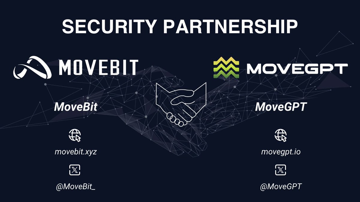 📢Excited to announce that #MoveBit has completed a comprehensive security audit of @MoveGPT. Check out the details below:
scalebit.xyz/reports/MoveGP…

💡#MoveGPT, the first Al launchpad built on the Aptos Chain, powering the Move Web3 economy. 

🛡Securing the #MoveEcosystem has
