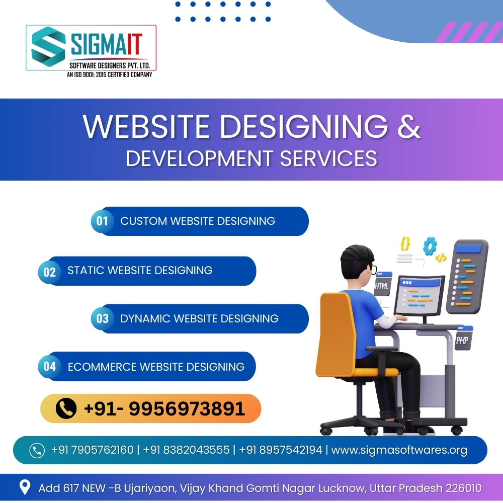 Looking for top-notch Website Designing and Development Services? 
SigmaIT Software is here to build a stunning online presence for your business. 
Call Now to elevate your website to the next level!    +91-9956973891
#WebDesign #WebDevelopment #SigmaITSoftware #callnow #Website