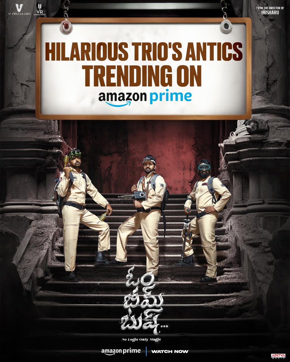 The Hilarious 𝐁𝐀𝐍𝐆 𝐁𝐑𝐎𝐒 &amp; the 𝐓𝐇𝐄𝐈𝐑 𝐒𝐎𝐋𝐔𝐓𝐈𝐎𝐍𝐒 are a BLOCKBUSTER on <a href="/PrimeVideoIN/">prime video IN</a> 🤩🔥

#OmBheemBush Trending on Top on <a href="/PrimeVideoIN/">prime video IN</a> ✨

Stream now!
▶️ bit.ly/OmBheemBushOnP…

Enjoy the LAUGH RIOT at the comfort of your homes 💥💥

Directed by