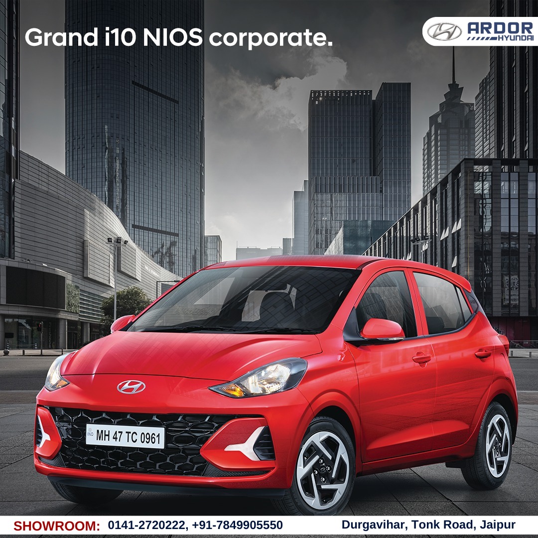 Uncover endless possibilities and add more to life with the Grand i10 NIOS Corporate edition. Elevate your journey with its stylish design, advanced safety features.

Request a Test drive now: bit.ly/ardortest

@hyundaiindia

#HyundaiGrandi10NIOS #NIOSCorporate #ARDOR