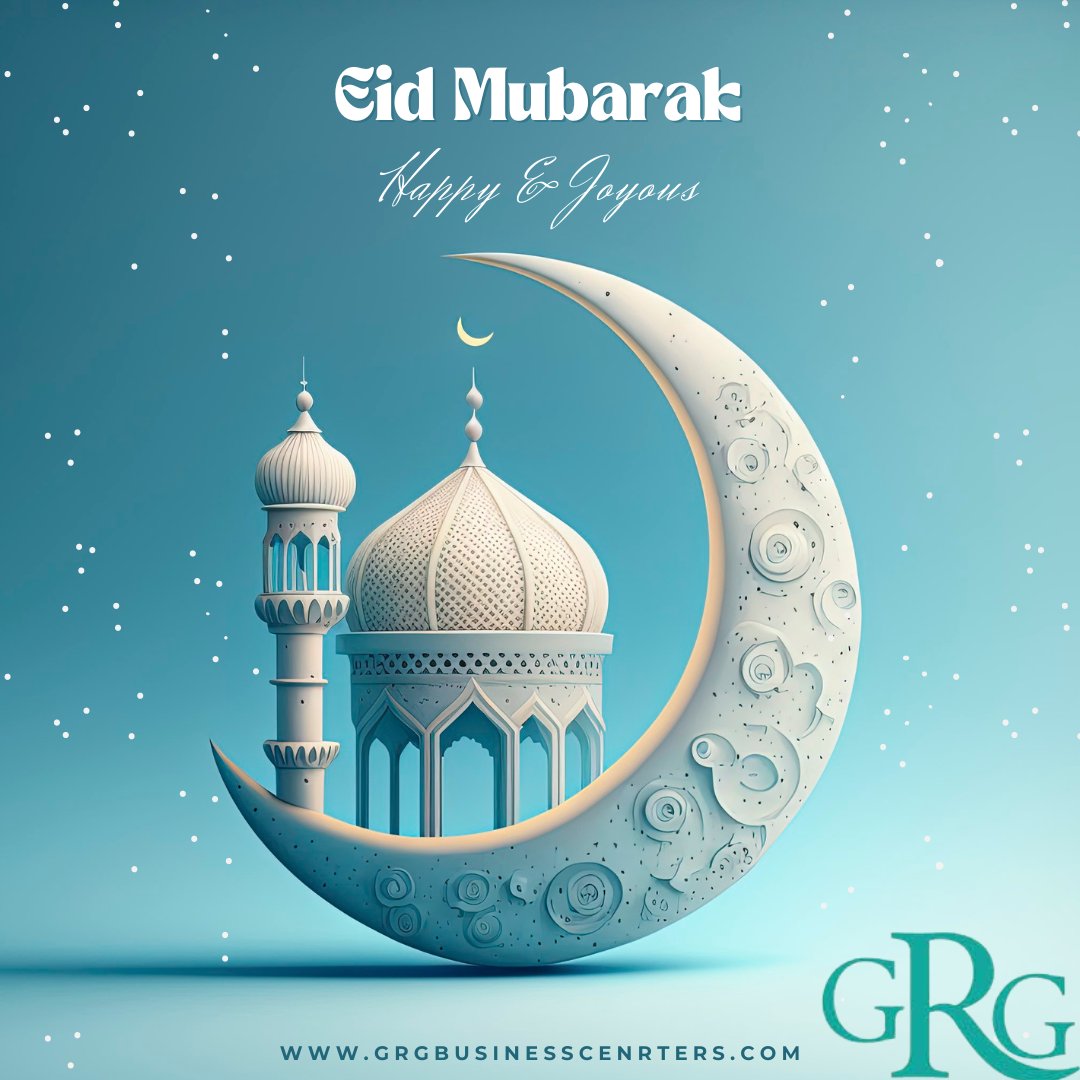 grgbcenters's tweet photo. تقبل الله طاعاتكم وأسعد أيامكم… تقدّم لكم عائلة مركز جي أر جي للأعمال  أحر التهاني والتبريكات بحلول عيد الفطر المبارك، وكل عامٍ وأنتم بخير.
GRG business centers wishes everyone a blessed Eid Al-Fitr

#عيد_مبارك https://t.co/f9W7E4ubbS