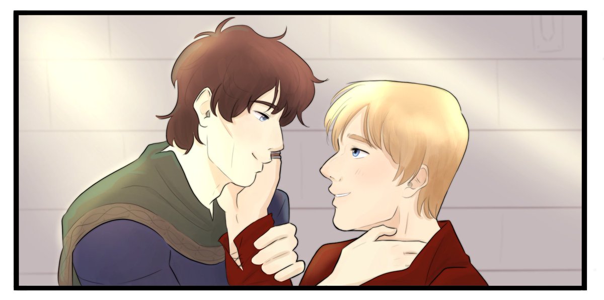 Mine and MyKingdomComeUndone Collab is out, guys!
Go check the amazing fic here:
archiveofourown.org/works/53840449
#merthur #merlinbbc #bbcmerlin #arthurpendragon #merlinemrys
