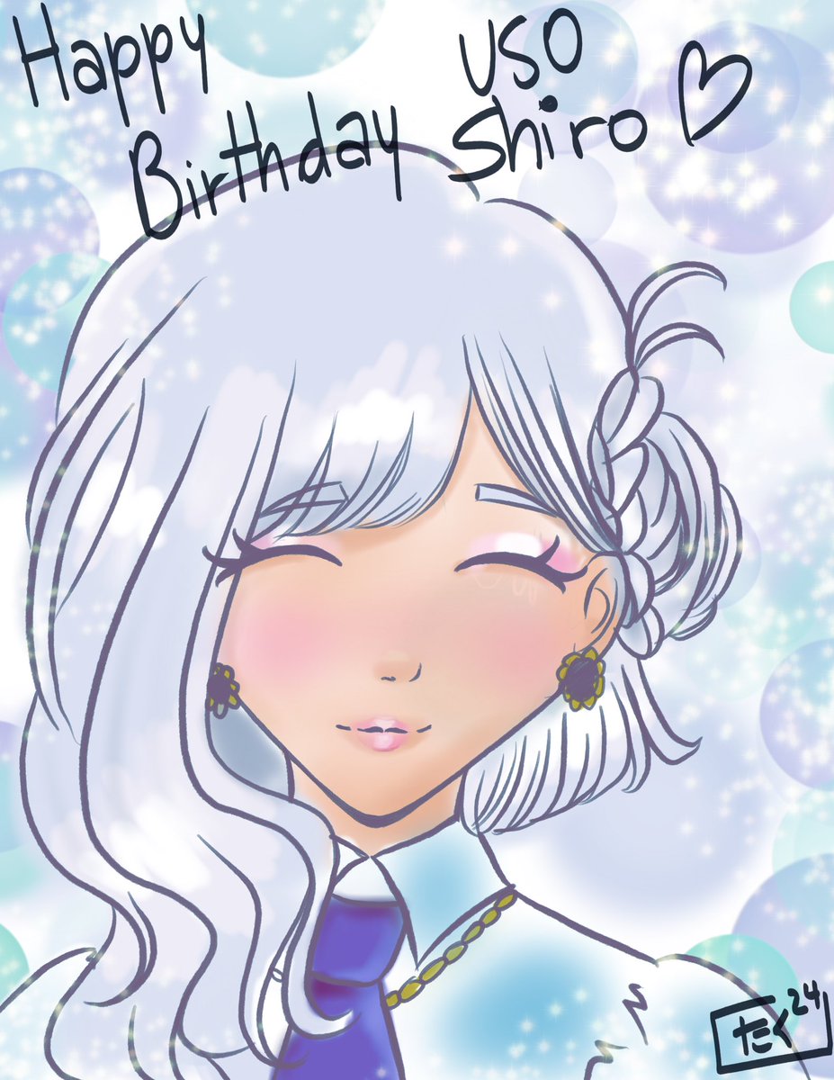 Takumi_vt's tweet photo. Ayer fue el cumpleaños de @uso_shiro y luego de 30 mil intentos logré hacer un dibujo para mi pajarita uwu

He estado con mucho bloqueo creativo pero me gusta dibujar a quienes aprecio y Shiro es de las mejores personas que he podido conocer. Espero hayas tenido un lindo cumple💙 https://t.co/CCtzJbRaSW