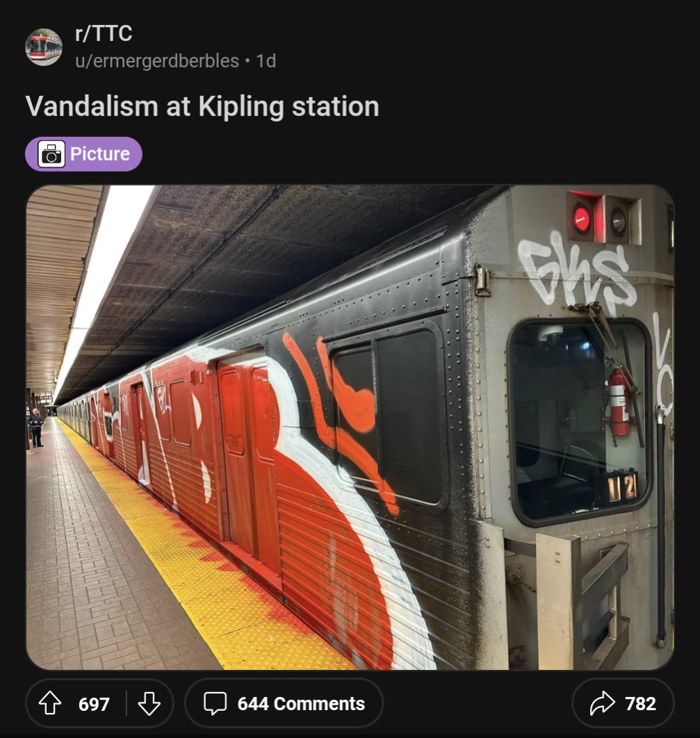The head of security (if there is one) and CEO of the TTC needs to be held responsible for allowing this to happen. <a href="/TTCchris/">Chris Upfold</a> <a href="/TTCchris/">Chris Upfold</a> <a href="/oliviachow/">Olivia Chow</a> <a href="/cllrainslie/">Paul Ainslie</a> <a href="/JamaalMyersTO/">Jamaal Myers</a> <a href="/JoshMatlow/">Josh Matlow</a> <a href="/shelleycarroll/">Shelley Carroll</a> #TOpoli <a href="/TPSMyronDemkiw/">Chief Myron Demkiw</a>