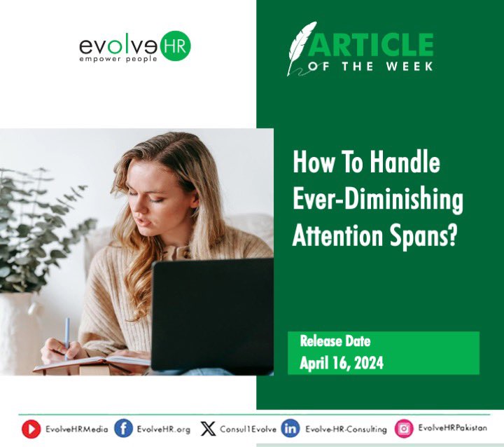 If you’re going through a period of soul searching, keep going. As Thérèse Cator, embodiment practitioner and founder of Embodied Black Girl tells.
 
#attention #span #short #diminishing #digital #distraction #information 
 
#EvolveHR
#EmpowerPeople
#hrconsultants