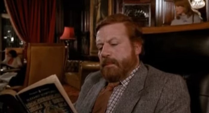 BooksInFilms1's tweet photo. Buddhist Scriptures. Castaway (Nicolas Roeg, 1986) #BooksInFilms #BooksInMovies #BooksOnScreen #BuddhistScriptures #NicolasRoeg #OliverReed. Thanks https://t.co/g3elfzNRRo. Explore more real books in films in Instagram https://t.co/Lu3rWz4lxD https://t.co/wxrGhVVyCL