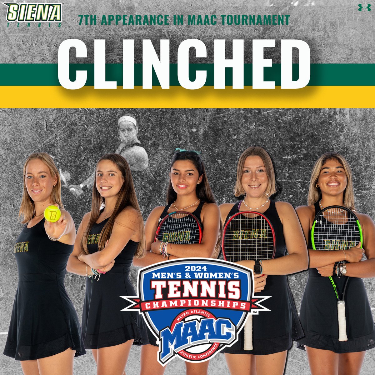 🎾 RECAP | @SienaWTennis Finishes Weekend Sweep, Earns 4⃣th consecutive--and 7⃣th overall--@MAACSports Tournament Playoff Berth 👏👏👏 📰 shorturl.at/lmCXZ #MarchOn x #SienaSaints x #MAACTennis x #NCAATennis
