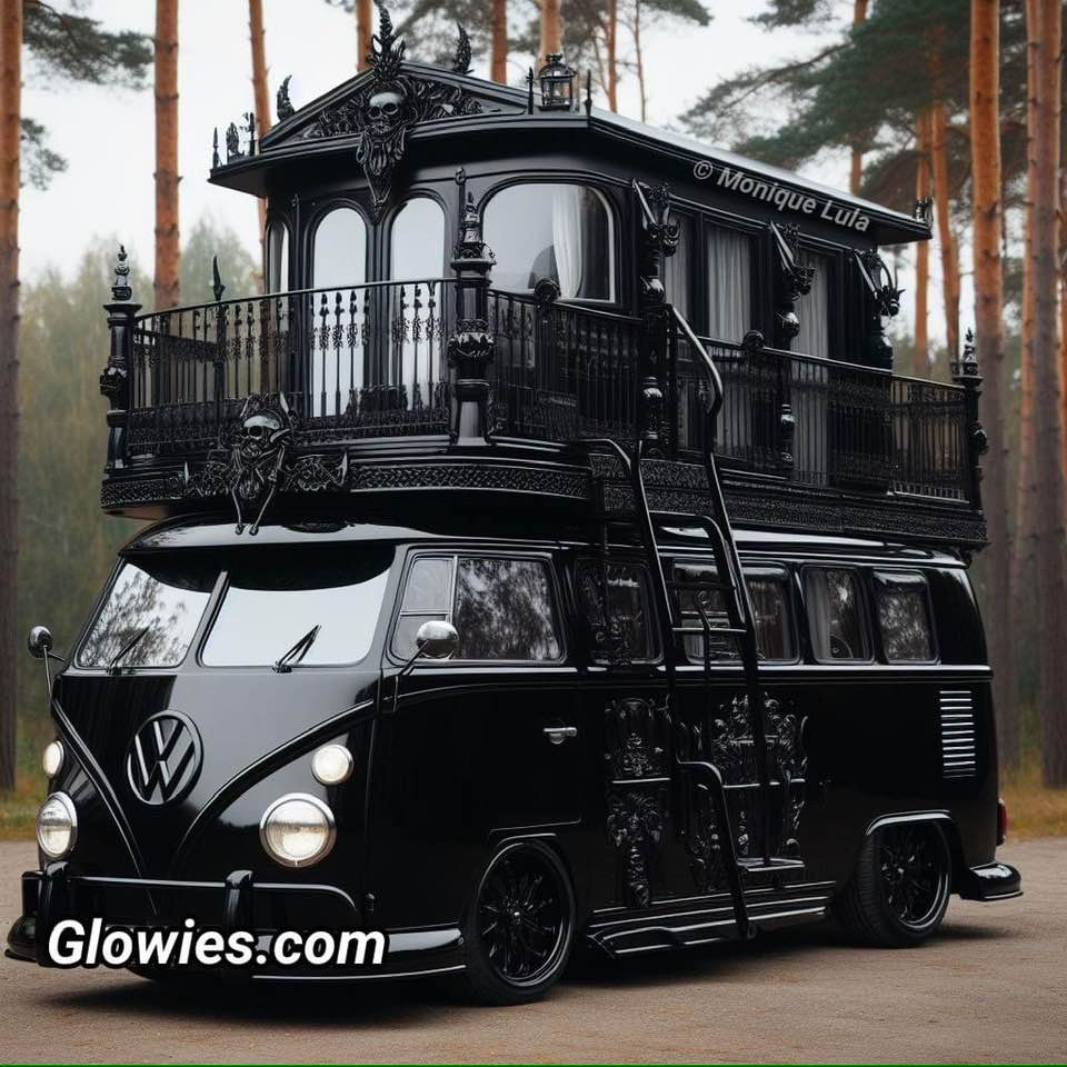 For all the goths that like camping! #goths #emos #camping #kombies