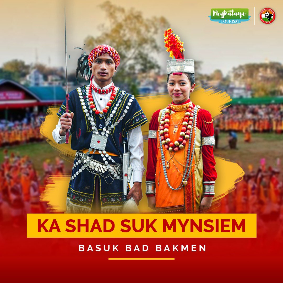 Ka Shad Suk Mynsiem ba kmen ia phi baroh! ✨ #shillonglajong #lajong #meghalayatourism #meghalaya #sarongiakalajong