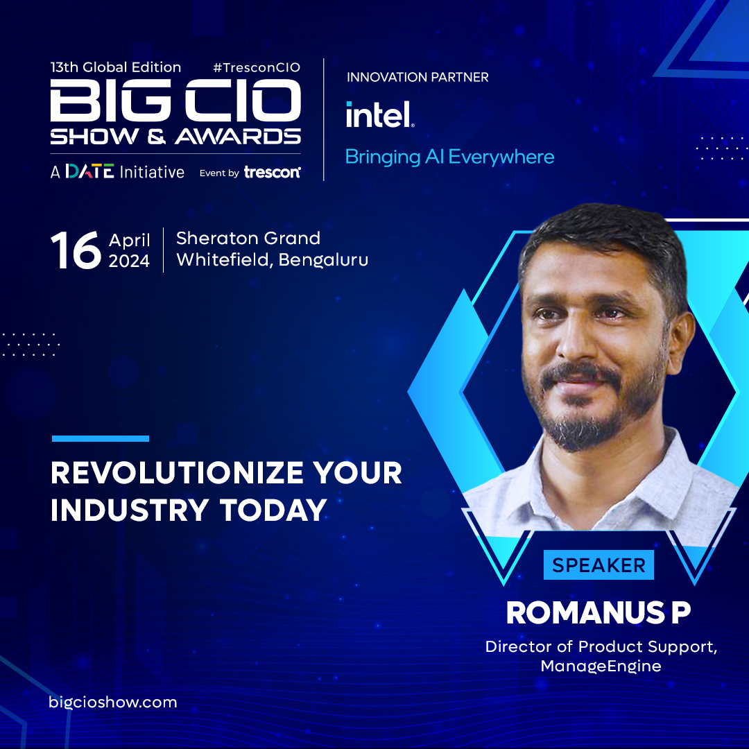Introducing Romanus, the dynamic Director of Product Support at ManageEngine. With a passion for customer satisfaction, Romanus ensures a seamless experience for UEM customers worldwide, from onboarding to ongoing support. 

Register now: hubs.li/Q02sPHw90

#BigCIOShow
