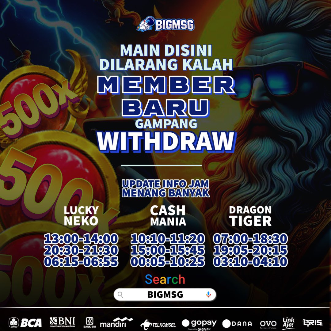 Member baru BIGMSG pasti WEDE 💰
Slot paling GACOR hanya di disini‼️

#slot #slotgacor #bigmsg