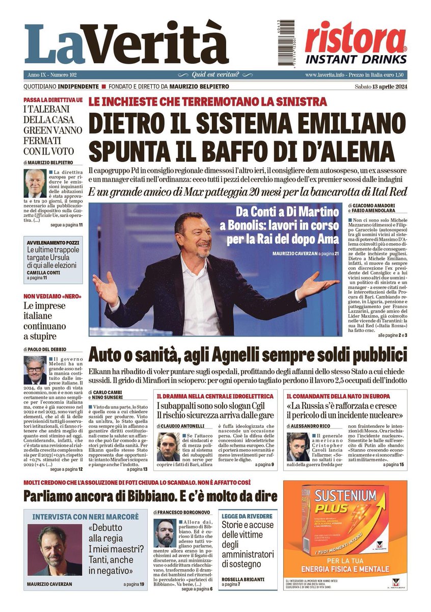 mgdj56's tweet photo. Il sempreverde baffino simbolo della superiorità morale della #Sinistra🤣 #LintoccabileDAlema,#ilcapodeicapi.😎 https://t.co/WFdupsYOMD