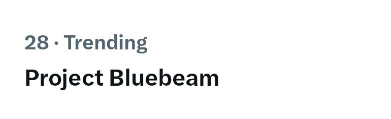 For some reason, the dopey and decades-old UFO conspiracy theory Project Bluebeam, likely based on an unrealized Star Trek script about New Age alien holograms, is trending.