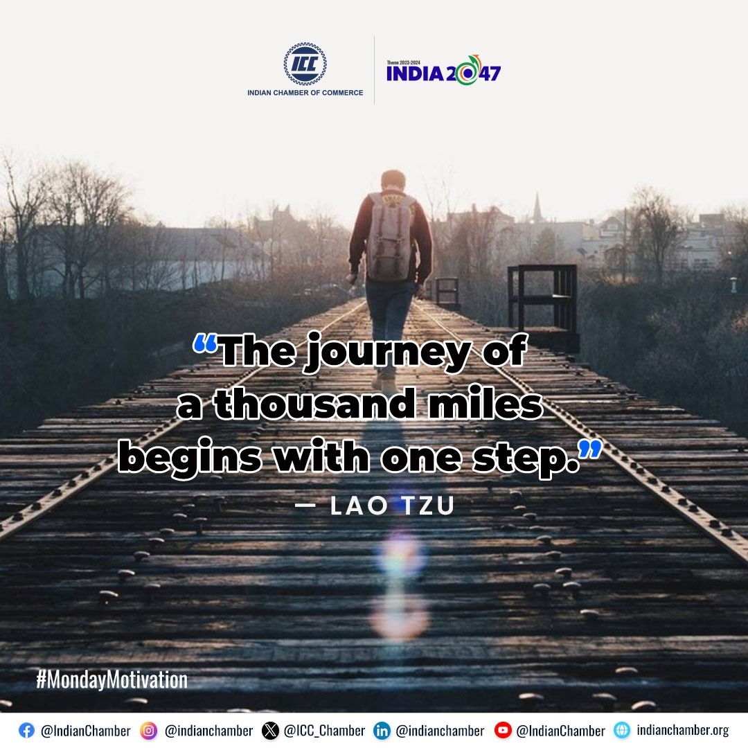 ICC_Chamber's tweet photo. #IndianChamberofCommerce #MondayMuse #InspiringMonday #MondayInformation https://t.co/AP1t0U3s69