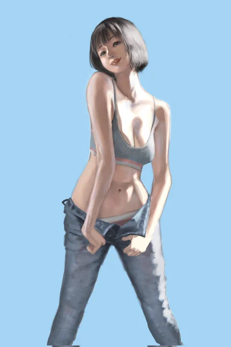 #気温が高いので気が早いが水着絵が見たい思った程描いてないんだよね～。 