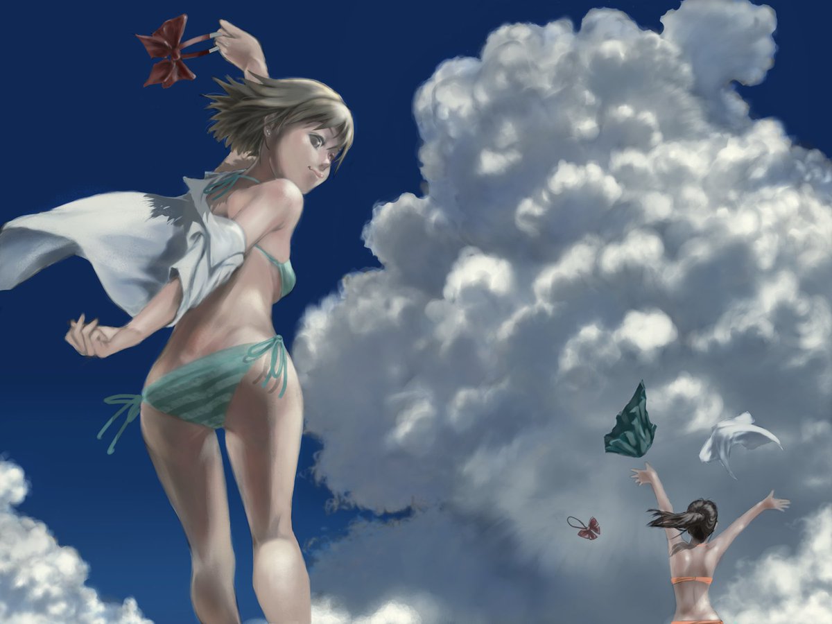 「#気温が高いので気が早いが水着絵が見たい思った程描いてないんだよね～。 」|comのイラスト