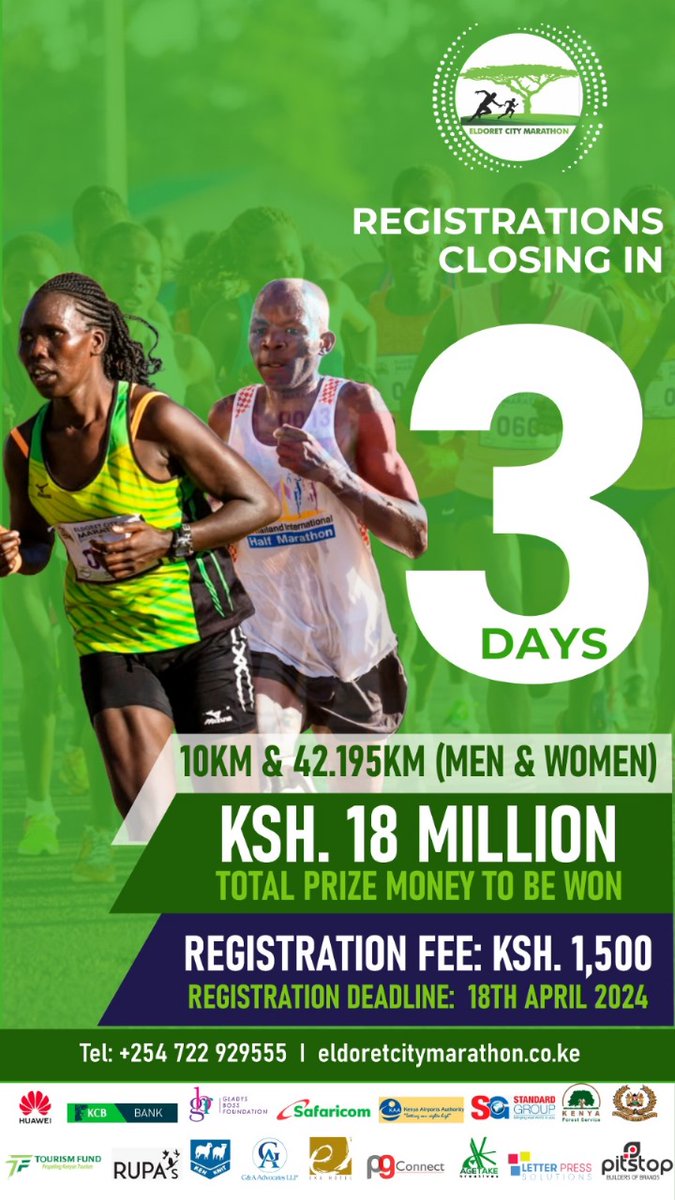 Turn potential into excellence and carbon into forests. Sponsor an athlete at EldoretCityMarathon2024 #EldoretCityMarathon Adopt An Athlete Hon Gladys Shollei @e_citymarathon @GladysShollei