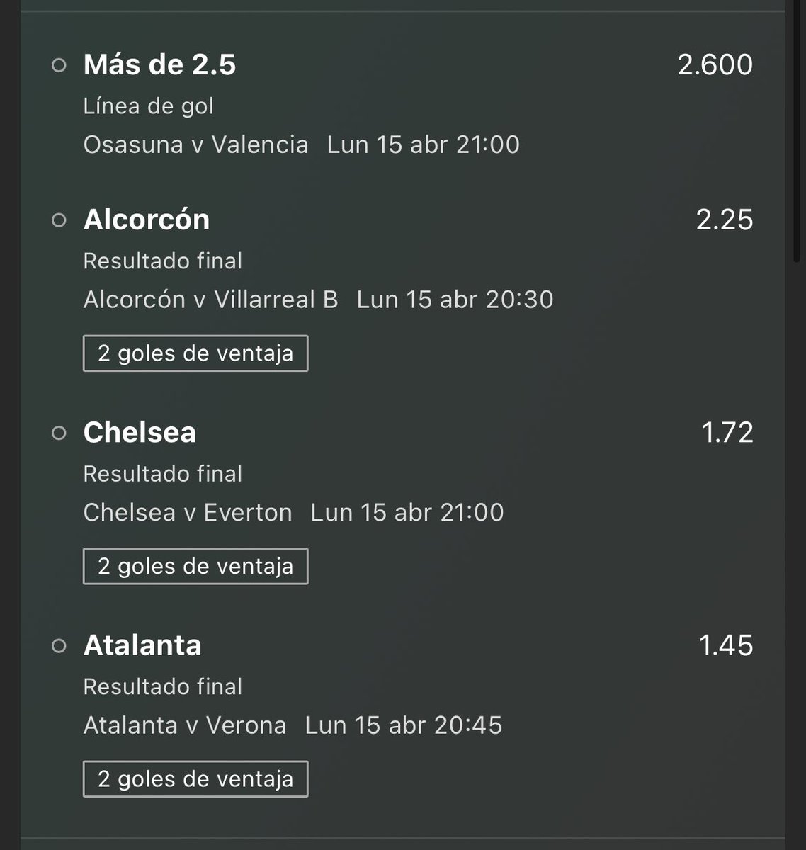 Pronosticador15's tweet image. Vamos a probar suerte con esta combinada

#combinada #funbet