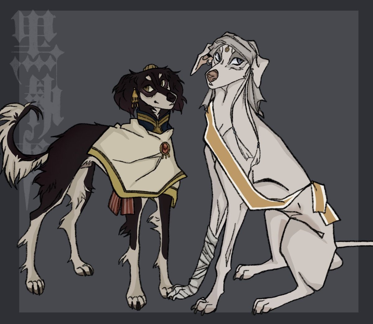 Adore the Black Butler manga, and can't wait to see if this new season does it justice. Anyway to celebrate I designed some dog AU designs. #blackbutler #BlackButler #blackbutlerfanart #dogau #dogart